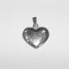 Pandantiv din argint in forma de inima