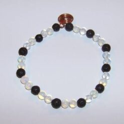 Cristal de opal in montura de argint