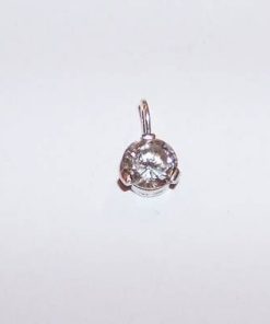 Pandantiv din metal cu cristale Swarovski multifatetate