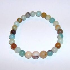 Bratara din sfere de morganit pe elastic