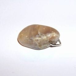 Pandantiv din piatra lunii cu agatatoare din argint