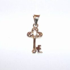 Merkaba din cristal de jasp roscat - ARGINTAT