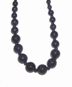 Bratara Shamballa, placata, cu cristale negre