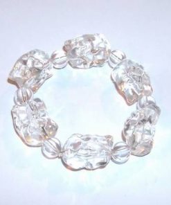 Bratara cu cristal de stanca natural si industrial