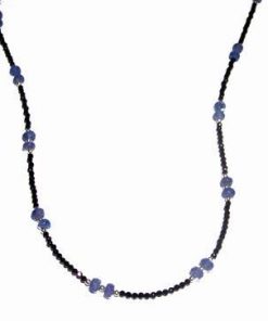 Colier din safir si tanzanit - subtire