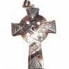 Pandantiv din sidef cu argint - Crucea Celtica