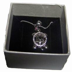 Broscuta fericirii din argint 925 pe lant din argint