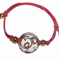 Merkaba din cristal de jasp roscat - ARGINTAT