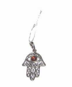 Pandantiv din argint 925 cu palma lui fatima sau HAMSA