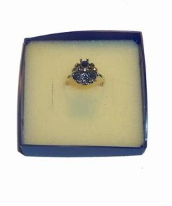 Inel din argint 925 si cristal de safir