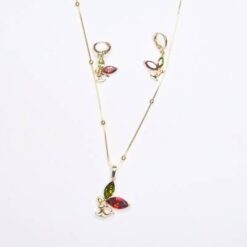Set de bijuterii placate cu aur de 14k