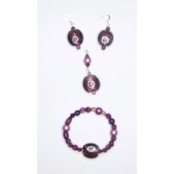 Set Murano, culoare lila, pentru protectie