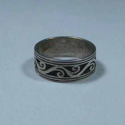 Inel din argint 925 vintage cu model celtic