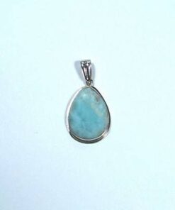 Cristal de larimar in montura din argint