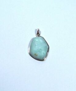 Cristal de larimar in montura din argint