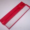 Cutiuta dreptunghiulara de culoare rosie pentru bijuterii
