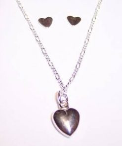 Inima din cristal Swarovski multifatetat pe lant din argint