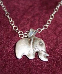 Pandantiv din argint, elefant - model unicat !