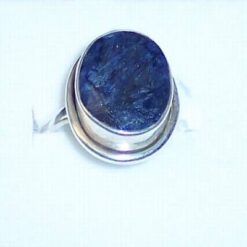 Inel din argint cu safir