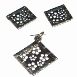 Set de bijuterii din argint masiv -rombul succesului