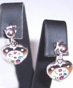 Pandantiv din argint cu cristale Swarovski