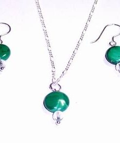 Set de bijuterii din argint cu cristale Swarovski