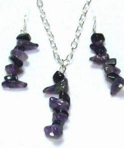 Set de bijuterii din onix, cu argint