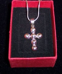 Cruce din argint pe lantisor din argint 925