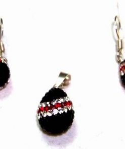 Pandantiv din argint cu cristale Swarovski