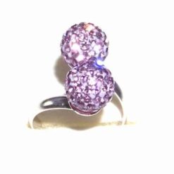 Pandantiv din argint cu cristale Swarovski