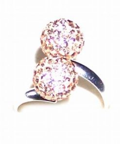 Pandantiv din argint cu cristale Swarovski