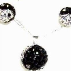 Pandantiv din argint cu cristale Swarovski
