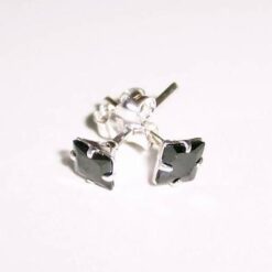 Set din metal nobil cu cristale de hematit