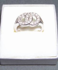 Pandantiv din argint cu cristale Swarovski