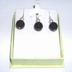 Set de bijuterii din cristal de stanca si argint