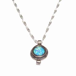 Set din argint cu cristale de opal