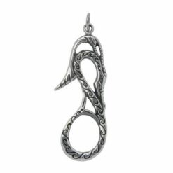 Sarpele celtic - talisman din argint
