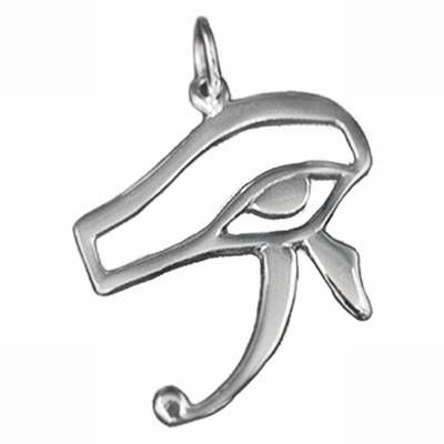 Pandantiv unisex din argint  - ochiul lui Horus
