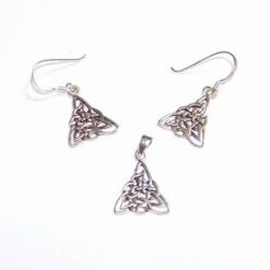 Set de bijuterii din cristal de stanca si argint