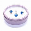 Set din argint cu cristale Swarovski - albastru
