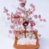 Copacel cu cristale de cuart roz - mediu