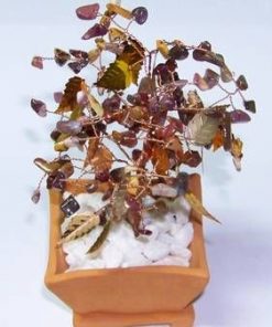 Copacel cu cristale de mookait si frunze - mediu