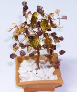 Copacel cu cristale de mookait si frunze - mic