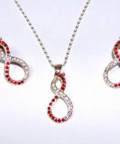 Set Feng Shui din argint cu cristale Swarovski