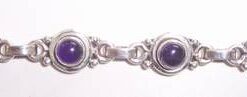 Bratara din argint cu ametist