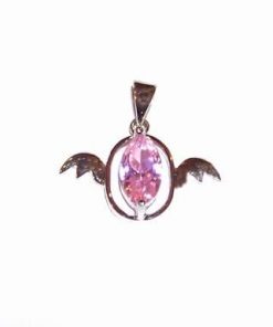 Inger din arginbt cu cristal de cuart roz