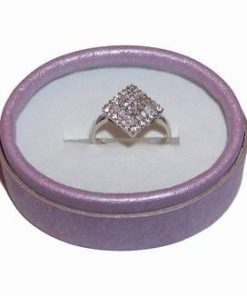 Inima din cristal Swarovski multifatetat pe lant din argint