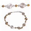 Bratara din argint cu Spirala Elevarii Reiki si opal