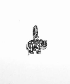 Pandantiv din argint, unisex - Elefantul Tenacitatii