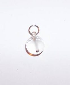 Inel din argint cu florile norocului si cristal de stanca